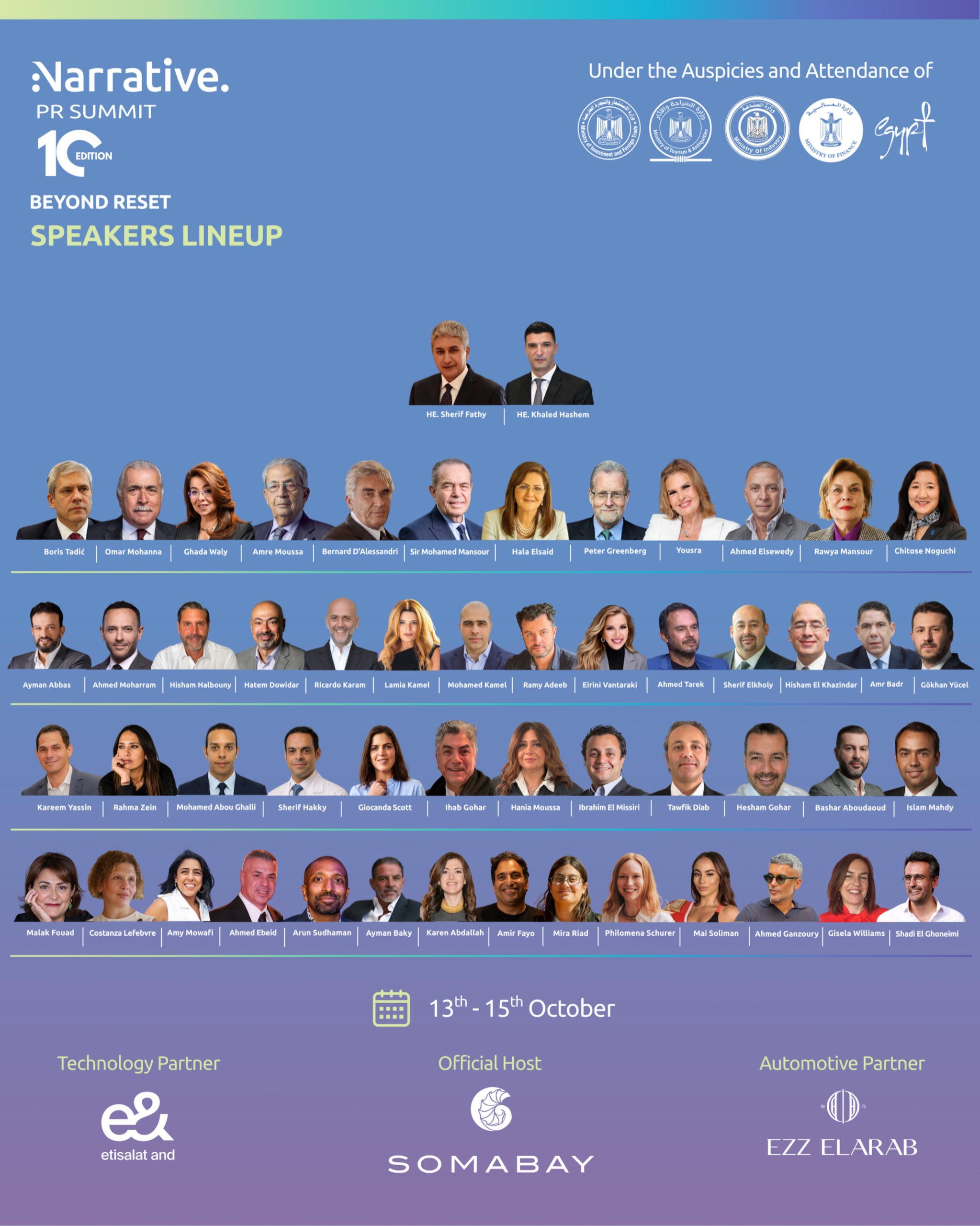 Speaker lineup for the 2026 Narrative PR Summit
